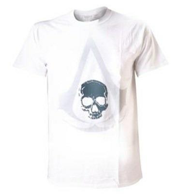 T-Shirt Assassin's Creed Iv. White. Symbol Crest