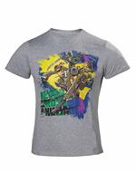 T-Shirt Bambino Tg. 104/110 Teenage Mutant Ninja Turtles. Grey Never Cross A Ninja