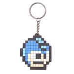 Portachiavi in Gomma Megaman. Pixel Head