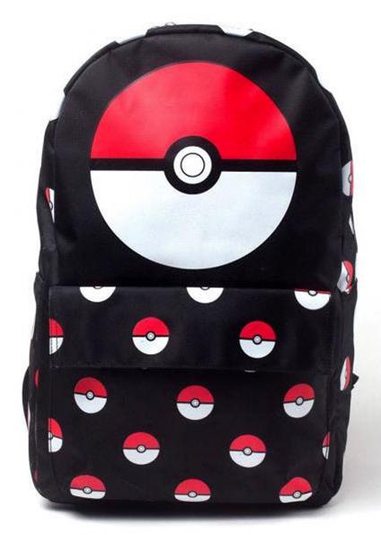 Zaino Pokemon. Pokeball Aop Black