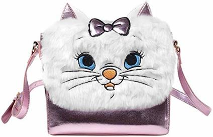 Borsetta Disney: Marie Shoulder With Furry Flap Pink