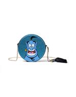 Borsa Disney: Aladdin. Genie Round Glitter Shoulder Blue