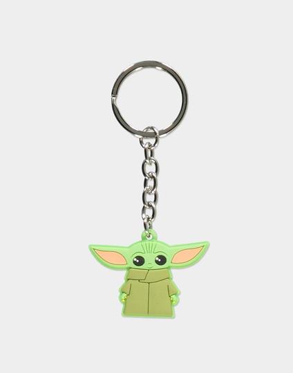 Difuzed Mandalorian The Child Rubber Keychain Portachiavi, Verde, Taglia Unica Uomo