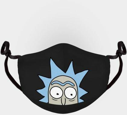 Mascherina Protettiva Rick And Morty Adjustable Shaped Face Mask Multicolor