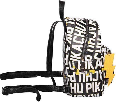 Zaino. Pokemon: Pikachu Lettering Mini Backpac Black - 3