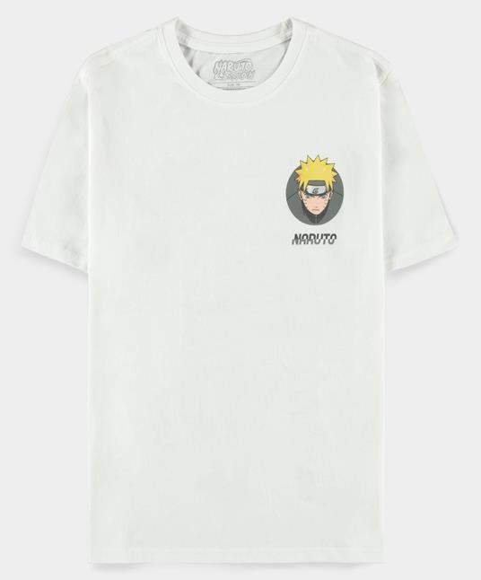 T-Shirt Unisex Tg. XL. Naruto Shippuden: White