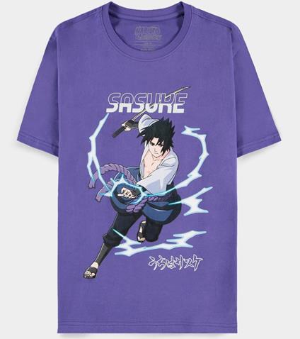 T-Shirt Unisex Tg. M. Naruto Shippuden: Purple