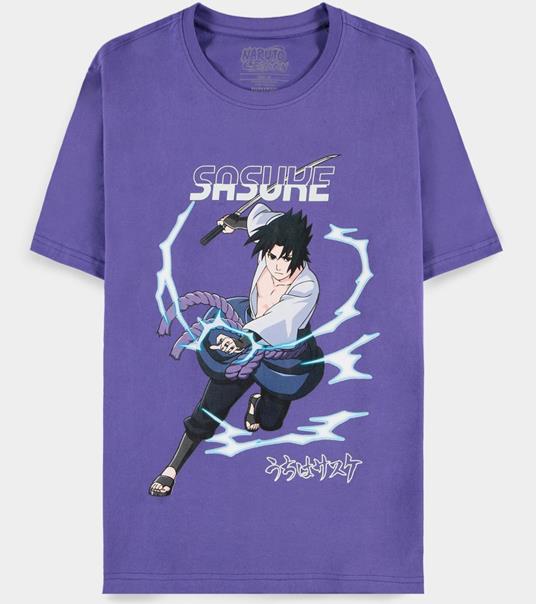 T-Shirt Unisex Tg. XL. Naruto Shippuden: Purple