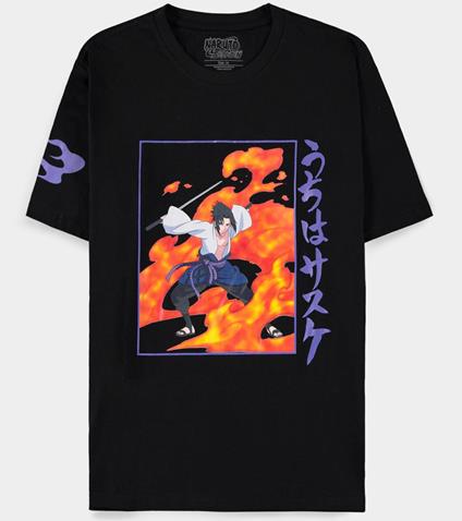 T-Shirt Unisex Tg. S. Naruto Shippuden: Black 2