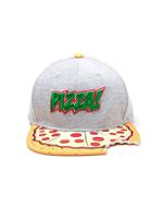 Cappellino Teenage Mutant Ninja Turtles. Pizza Snapback With Cut Out Multicolor