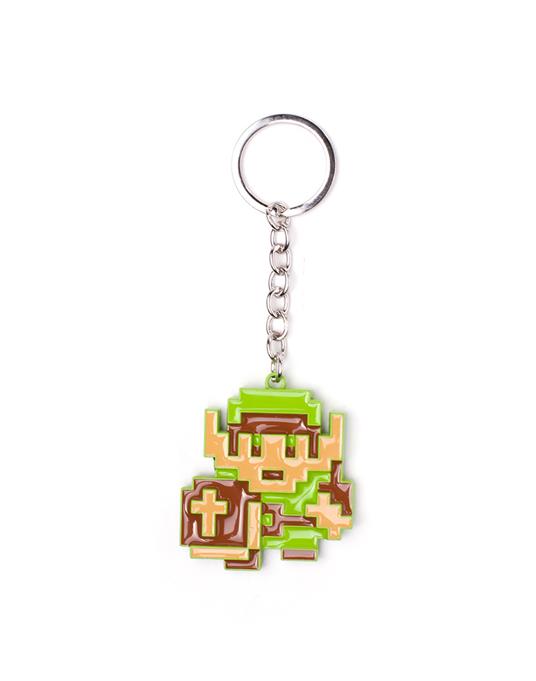 Portachiavi Zelda. 8-Bit Link Metal Multicolor