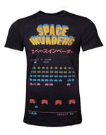 T-Shirt Unisex Tg. M. Space Invaders: Level Black