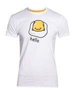 T-Shirt Unisex Tg. 2XL. Gudetama - Ok Bye White