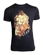 T-Shirt Unisex Tg. L. Disney: The Lion King - Scar Black