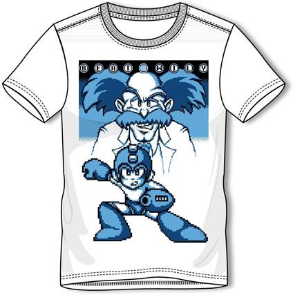 T-Shirt Unisex Tg. L. Megaman - Megaman White