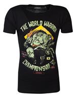 T-Shirt Unisex Tg. L Capcom: Street Fighter World Warrior Black