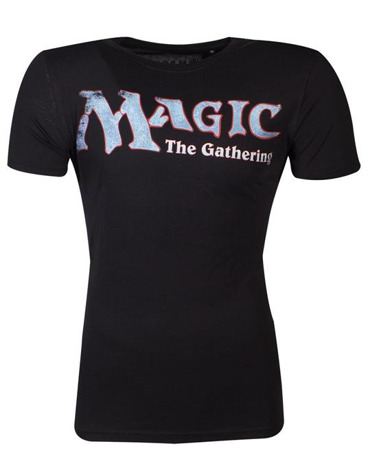 T-Shirt Unisex Tg. M Hasbro: Magic The Gathering Logo Black