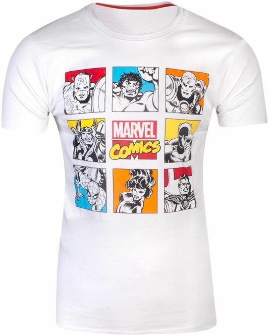T-Shirt Unisex Tg. M Marvel Comics Retro Character White - Difuzed - Idee  regalo | IBS