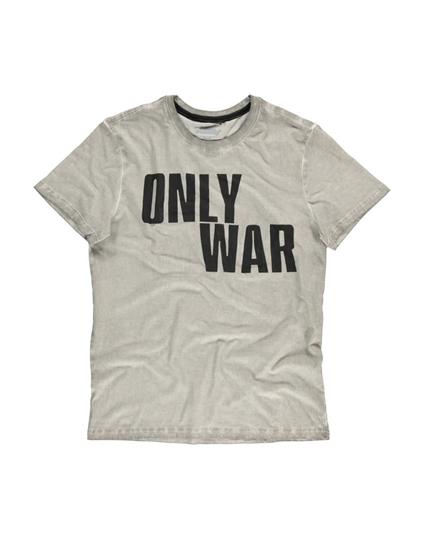 Warhammer 40,000 Only War Uomo T Shirt Grigio M 100% Cotone Regular