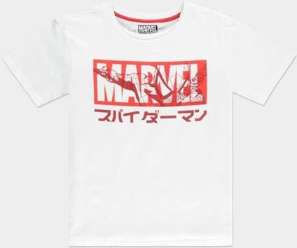 T-Shirt Donna Tg. L Marvel Japan Spider White