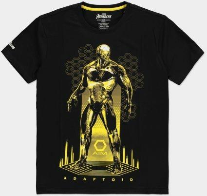 T-Shirt Unisex Tg. M Avengers Game Adaptoid Black