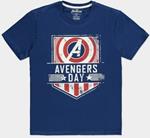 T-Shirt Unisex Tg. M Marvel Avengers Day Blue