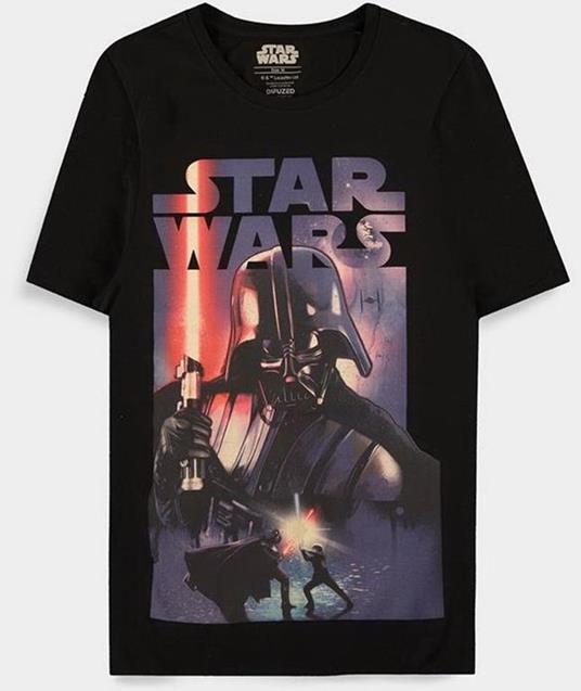 Star Wars: Darth Vader Poster Black (T-Shirt Unisex Tg. M)
