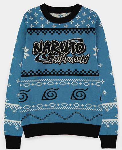 Naruto: Men'S Christmas Jumper Multicolor (Maglione Unisex Tg. L)