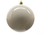 1 Pallina Di Natale 14cm Bianco Lana Addobbi Appendibili Decoro Albero