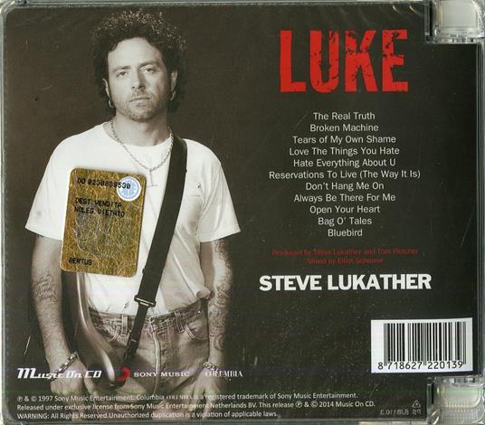 Luke - CD Audio di Steve Lukather - 2