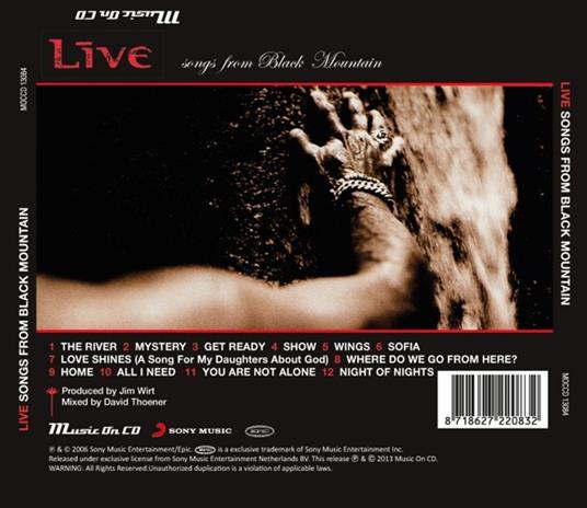 Songs from Black Mountain - CD Audio di Live - 2