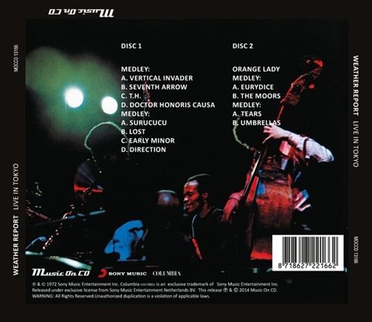 Live in Tokyo - CD Audio di Weather Report - 2