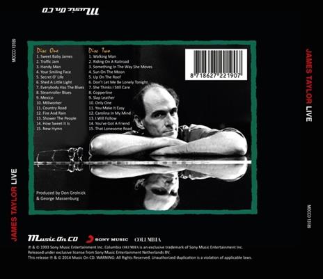 Live - CD Audio di James Taylor - 2