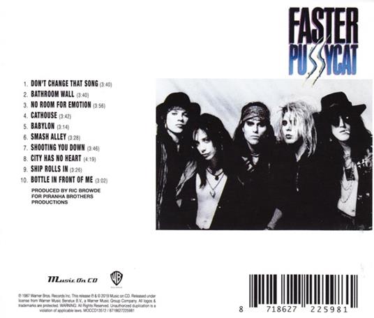 Faster Pussycat - CD Audio di Faster Pussycat - 2