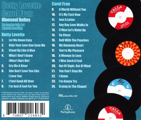 Bluesoul Belles - CD Audio di Bettye LaVette,Carol Fran - 2