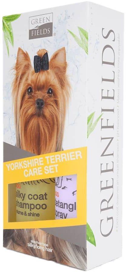 Greenfields Set Shampoo e Spray per Cani Yorkshire 2x250 ml