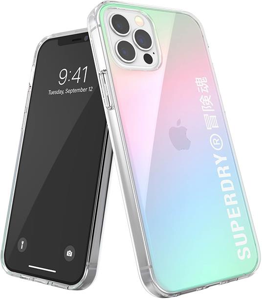 Superdry - Cover trasparente per iPhone 12/iPhone 12 Pro 6.1, con chiusura  a scatto, per iPhone 12/iPhone 12 Pro 6.1, olografica - Superdry -  Telefonia e GPS | IBS