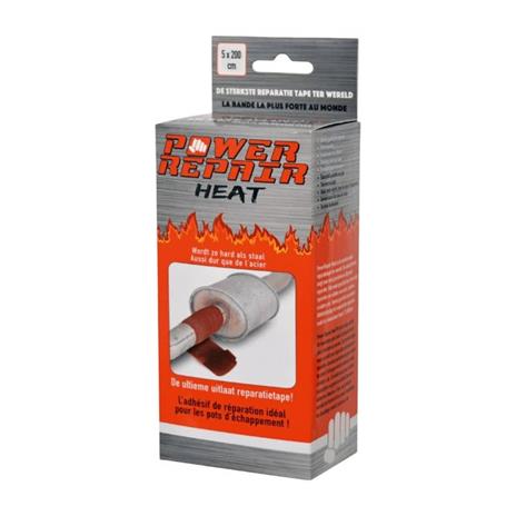 Power Repair Nastro di Riparazione dello Scarico Heat 200x5 cm Grigio