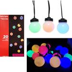 Luci Di Natale 20 Led Multicolore 950cm Filo Nero Addobbi Interni Esterni