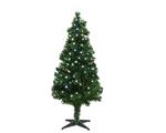 Albero Di Natale Con Fibre Ottiche 129led H 120cm Luci Addobbi Interno