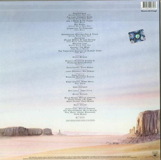 Highwayman (180 gr.) - Vinile LP di Johnny Cash,Willie Nelson,Waylon Jennings,Kris Kristofferson - 2
