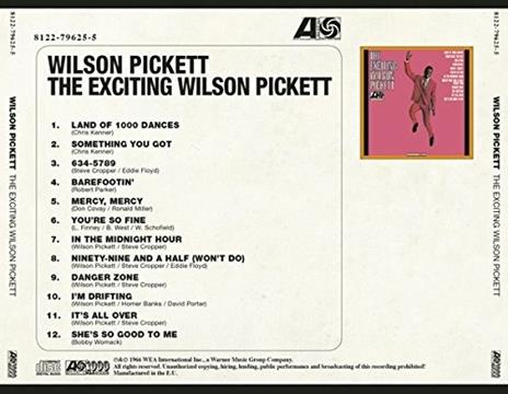 Exciting Wilson Pickett (180 gr.) - Vinile LP di Wilson Pickett - 2