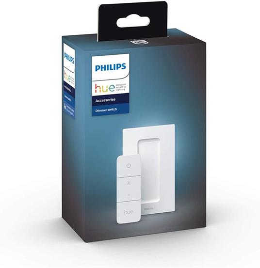 Philips Lighting Hue Telecomando Dimmer Switch, Controllo Illuminazione  Smart, Versione 2021, Bianco - Philips Hue - Casa e Cucina | IBS