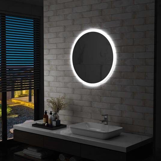 vidaXL Specchio a LED per Bagno 70 cm - vidaXL - Idee regalo