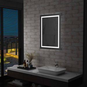 vidaXL Specchio da Parete a LED per Bagno con Sensore Tattile 60x80cm