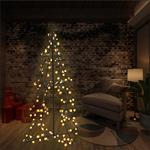 vidaXL Albero di Natale a Cono 160 LED per Interni Esterni 78x120cm