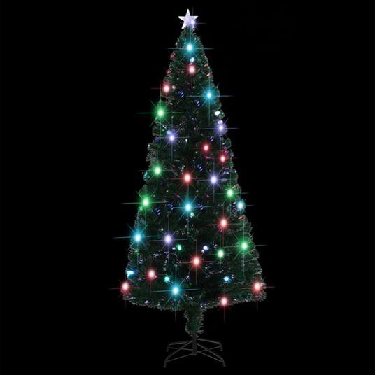 vidaXL Albero di Natale Artificiale con Supporto/LED 210 cm 280 Rami -  vidaXL - Idee regalo