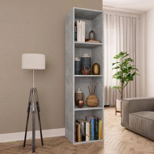 vidaXL Libreria/Mobile TV Grigio Cemento 36x30x143 cm in Truciolato - vidaXL  - Idee regalo