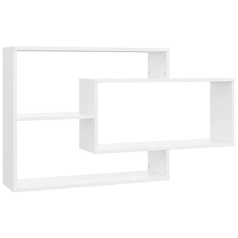 vidaXL Mensole a Muro Bianche 104x20x58,5 cm in Truciolato - vidaXL - Idee  regalo