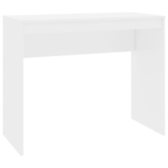 vidaXL Scrivania Bianco Lucido 90x40x72 cm in Truciolato - 2